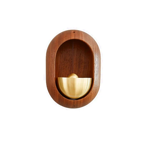 YILANFULL Shopkeepers Bell, Decorative Fridge Magnets, Magnetically-Attached Wood Doorbell, Door Chime for Business When Entering & Lightweight Unique Bell for Door Wall Store Wardrobe Decor