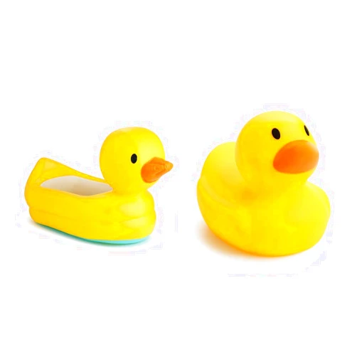 Munchkin® Duck™ Inflatable Baby Bathtub with White Hot® Heat Alert & White Hot® Safety Bath Ducky Toy, Yellow