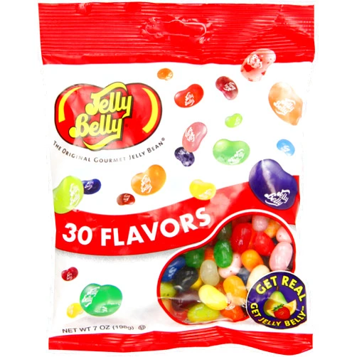 Jelly Belly Thirty Assorted Flavor Jelly Beans, 7 Ounce