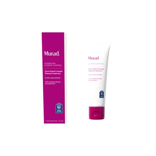 Murad Quick Relief Colloidal Oatmeal Treatment for Sensitive Skin -Soothing Cream for Itchy Skin, Eczema Rash and Dermatitis Irritation - Gentle Hydrating Skin Care Treatment, 1.7 Fl Oz