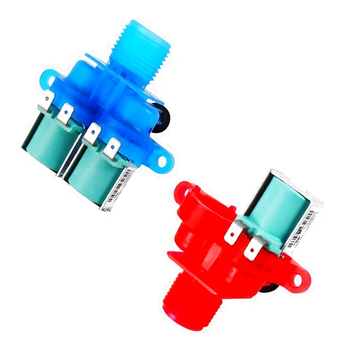 KitFit W10240949 Cold Water Inlet Valve & W10240948 Hot Water Inlet Valve Compatible with Whirlpool Ken-more Washers Replaces W10921515 W10921514 W11168740 WPW10240949