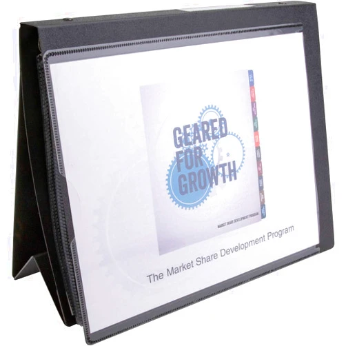 Business Source 1-Inch Easel Landscape Presentation Folder Binder (12)