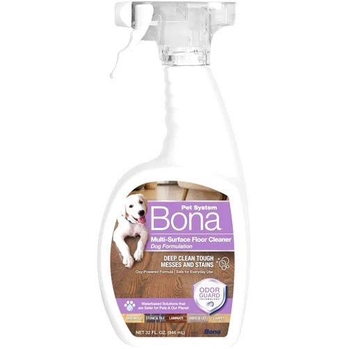 Bona Pet Spray Odor Eliminator, Dog Formulation, 32 fl oz, Safe for Carpeted Areas and Multi-Surface Floors