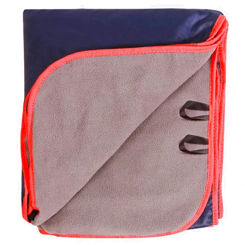 REDCAMP Large Waterproof Stadium Blanket for Cold Weather, Soft Warm Fleece Camping Blanket Windproof for Outdoor Sports, Dark Blue