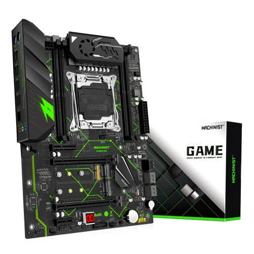 MACHINIST LGA 2011-V3 ATX Motherboard, X99 Gaming Motherboard with Self-Check Card (Intel 5th/6th Gen, PCIe 3.0, Dual M.2 Slots, DDR4, SATA 6Gb/s, USB3.0) for Intel XEON E5 V3/V4, Core i7 Series