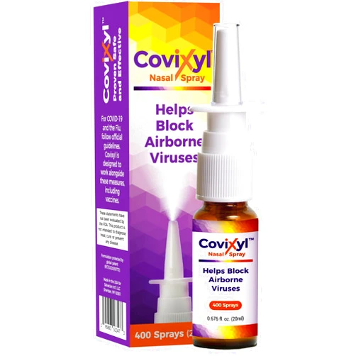 Covixyl Protective Nasal Spray, Helps Block Airborne Viruses, Fast-Acting and Lasts Up to 6 Hours Protection (1 Pack)