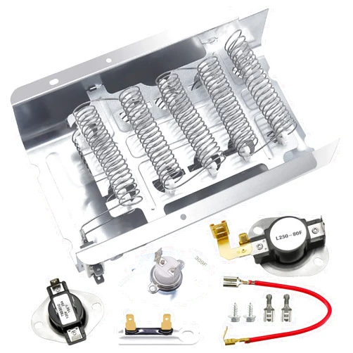 Blutoget 279838 W10724237 Dryer Heating Element Kit for Whirlpool Ken-more Maytag Dryer - 3977767 3392519 Thermostat Fuse & 3387134 397793 Thermostat - Replaces PS334313 AP3094254 4531017 MEDX655dW1 WED4815EW1
