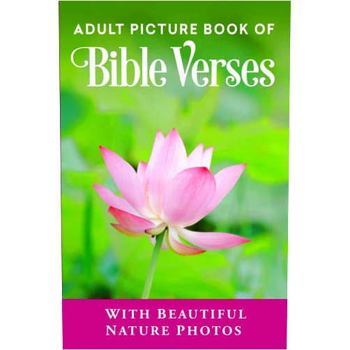 Spring Lane Press Adult Picture Book of Bible Verses: With Beautiful Nature Photos (Christian Books for Seniors with Dementia)