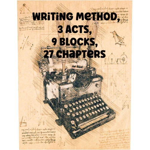 B. tenBroek Writing Method, 3 Acts, 9 Blocks, 27 Chapters: Guided Writing Planner, Workbook, Organizer to Help You Write your Novel