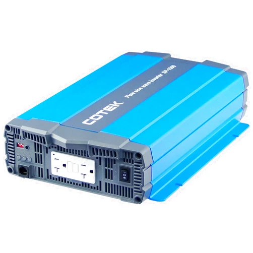 Cotek SP-1500-148 Pure Sine Wave Inverter with Dual GFCI 48VDC 120VAC 1500W (SP-1500-148)