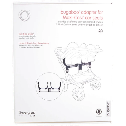 Bugaboo Donkey Twin Car Seat Adapter, Maxi-COSI/Nuna