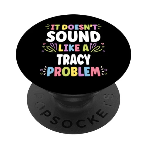 Retro Gift For Women Gift For TRACY TRACY Personalized Women's Gift Custom TRACY PopSockets Adhesive PopGrip