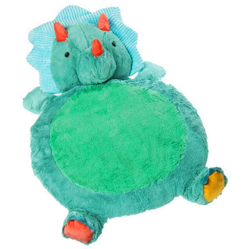 Mary Meyer Bestever Baby Mat Cushioned Tummy Time Floor Play Mats for Babies and Toddlers, 31 x 23-Inches, Pebblesaurus Dinosaur