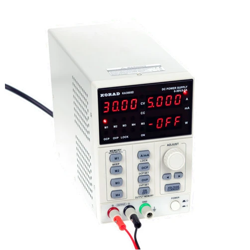 KORAD KA3005D - Precision Variable Adjustable 30V, 5A DC Linear Power Supply Digital Regulated Lab Grade…