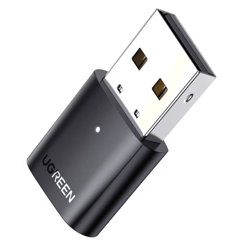UGREEN USB Bluetooth Adapter for PC, 5.0 Bluetooth Dongle Receiver [Windows 11/10/8.1 Driver-Free], Compatible with Desktop, Laptop, Bluetooth Mouse/Keyboard, Bluetooth Headsets, Bluetooth Speakers
