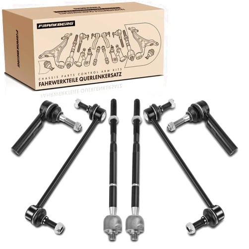 A-Premium Seft of 6, Front Sway Bar Link, Inner & Outer Tie Rod End, Compatible with Dodge Journey 2009-2018