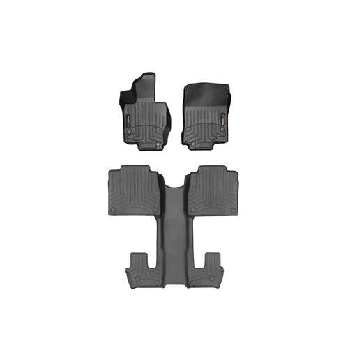 WeatherTech Custom Fit FloorLiners for Mercedes AMG GLS 63, AMG GLS 63 SUV, GLS SUV, GLS-Class - Full Set (4415331-4415952), Black
