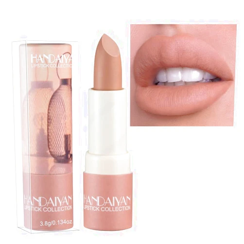 AKARY Matte Nude Lipstick, Bold & Intense Nudes Paper Tube Lipsticks Smooth Velvety Lip Gloss, Long Lasting Lip Stick Non-Stick Cup Not Fade Nude Lip Stick, Senior Matte Lip Makeup Gifts for Women and Girls