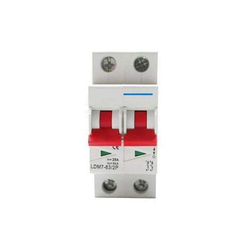 LVSEDTAL Circuit Breaker 25a 32a 40a 50a 63a 2P 500V DC Breaker Solar energy photovoltaic (pv) solar dc switch(63A)