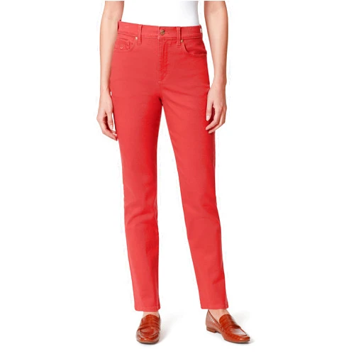 Gloria Vanderbilt Womens Amanda Classic High Rise Tapered Jean Plus Size