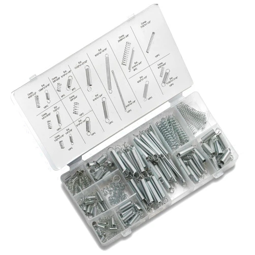 Wangyihan 200pc Spring Assortment Set | Zinc Plated Steel Compression Carburetor Extension