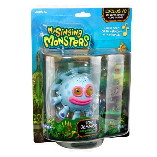 PlayMonster My Singing Monsters Toe Jammer-- Figurine Sings Solo or in Sync with Other Figures -- with Directions to Nowhere Accessory