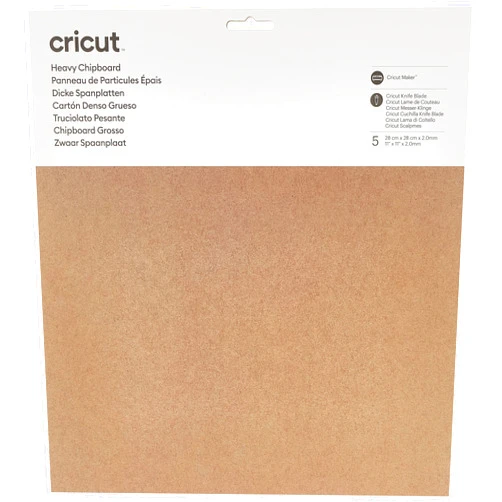 Cricut Heavy Chipboard 11x11x2 5-pack, 11x11