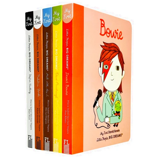 By Maria Isabel Sanchez Vegara (Author) Little People, Big Dreams Series 3 : 5 Books Collection Set By Maria Isabel Sanchez Vegara (David Bowie, David Attenborough, Martin Luther King Jr, Mahatma Gandhi, Stephen Hawking)