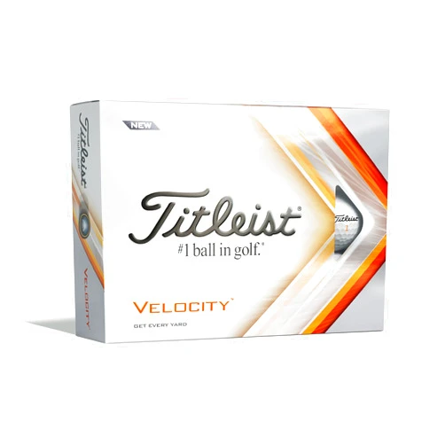 Titleist Velocity Golf Balls, White (one Dozen)