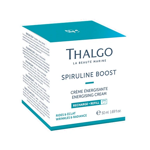 THALGO Spirulina Boost 2.0 Revitalising Cream, 50 ml Smooths Skin and Reduces Signs of Fatigue Refill