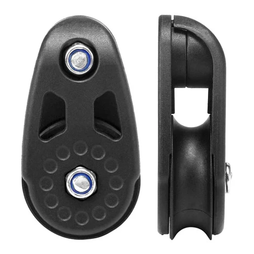 RANDDER Kayak Pulley Kit,Heavy Duty Kayak Slide Rail Anchor Trolley Kit Pulley Blocks Sheave for Kayak Canoe Boat - 2 Pack