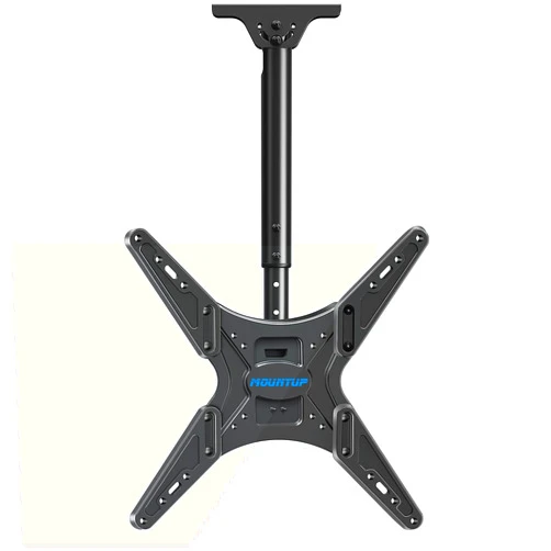 MOUNTUP Ceiling TV Mount for Most 24''- 65'' TVs, Hanging TV Ceiling Mount for 32 43 50 55 60 65 inch TVs, Full Motion Height Adjustable TV Mount Bracket, Holds up to 99lbs, Max VESA 400x400mm, MU0039