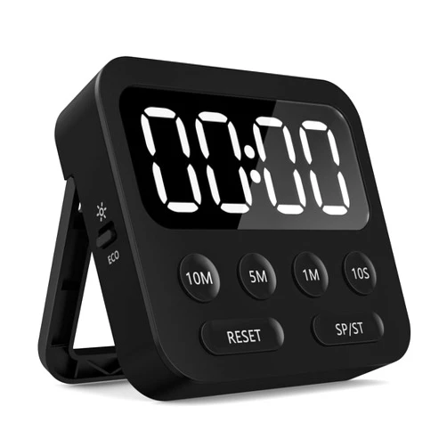 TCHOU Timer,Kitchen Timer,Classroom Timer for Kids,Magnetic Digital Stopwatch Clock Countdown Countup Timer with Large LED Display Volume Adjustable for Cooking,Exercise, Baking, Desk