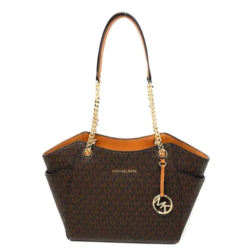 Michael Kors Jet Set Large Signature Logo Shoulder Bag