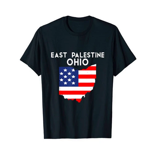USA State AmericaOhio American Tourist Travel East Palestine Ohio USA State America Travel Ohioan T-Shirt