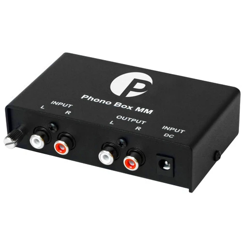 Pro-Ject Audio - Phono Box MM - MM Phono Pre-amplifier - Black