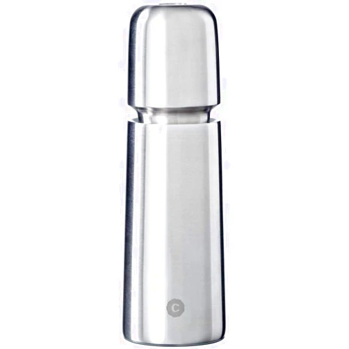 CrushGrind Stockholm Salt- or Pepper Grinder with patented ceramic grinder (168mm, Stainless Steel, 1 Pack)