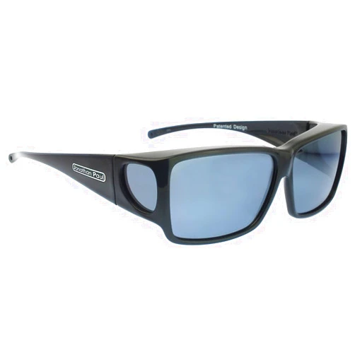 Fitovers Jonathan Paul Fitovers Orion Large Polarized Over Sunglasses ; Midnite-Oil & Polarvue Gray