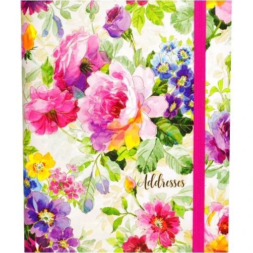By Peter Pauper Press (Author) Peony Garden Large Address Book