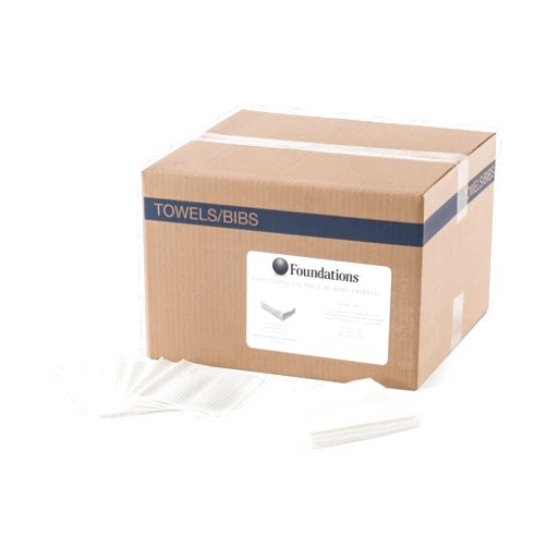 Foundations Disposable, Moisture Resistant, Biodegradable, Baby Changing Station Liner Refills for Commercial Restrooms, Doctor's Offices, Care Centers, 2-ply, 500 Pack, 036-NWL