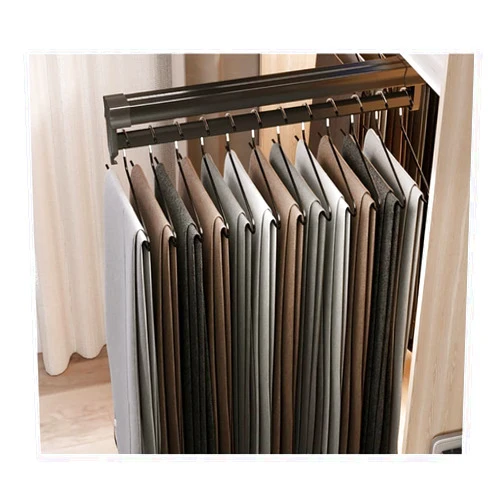 LEWTJHJHUWQEQ Pull Out Trousers Rack Clothes Organizers Top Mount 21.6