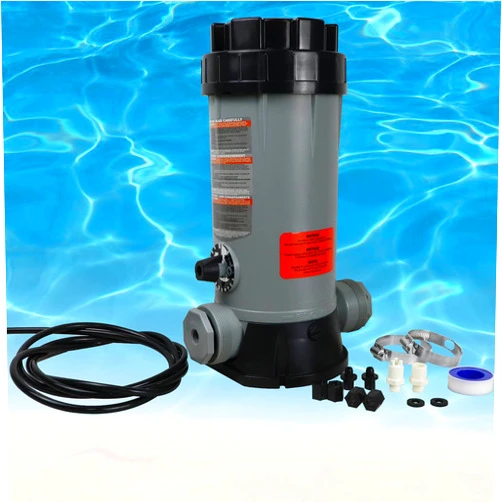 LONGADS CL220 Off-line Automatic Pool Chlorinator for Swimming Pool Ponds Garden,Replacement for Hayward Chlorine Feeder,Economy in-Line Above-Ground Pool Automatic Chlorine Bromine Feeder,Easy to Install