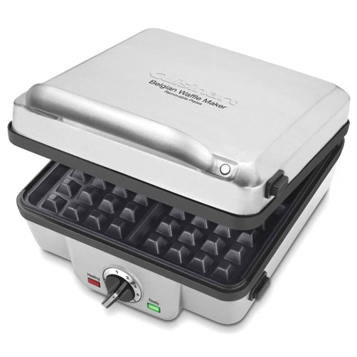 Cuisinart WAF-300P1 Belgian Waffle Maker with Pancake Plates, Brushed Stainless