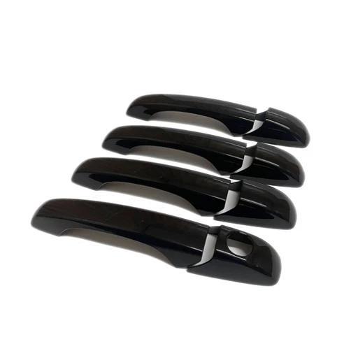 JUMBOMOTOR Glossy Black Style Side Door Handle Cover Trims Compatible with Dodge Magnum and Chrysler 300 2005-2008