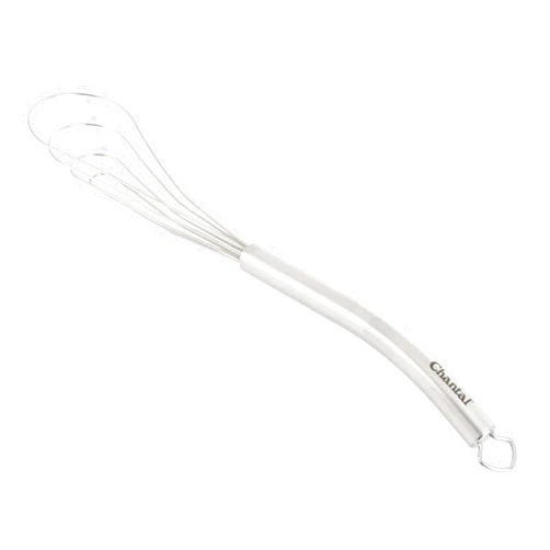 Chantal Flat Whisk Utensil, Small, 11 inch, Polished Stainless Steel