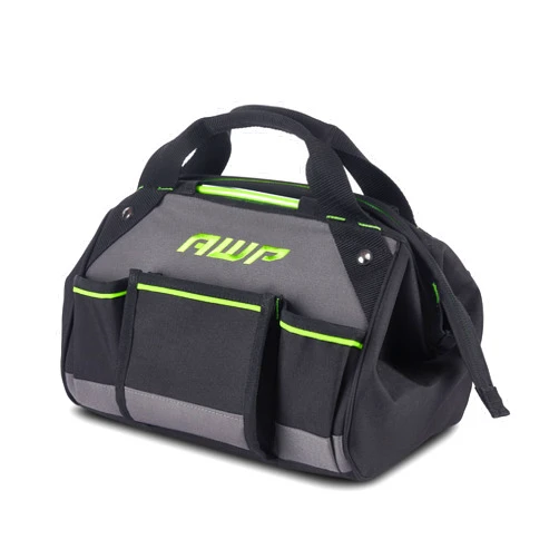 AWP Tool Bags, Premium Tool Bag, Black, Durable Tool Tote, for Professionals and Contractors