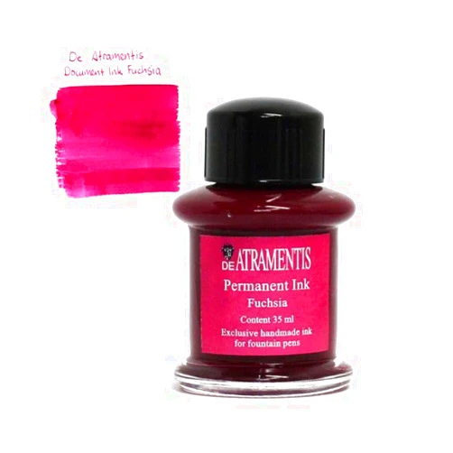 Measjimi De Atramentis Document Ink-Fuschia 35 mL fountain pen bottled ink