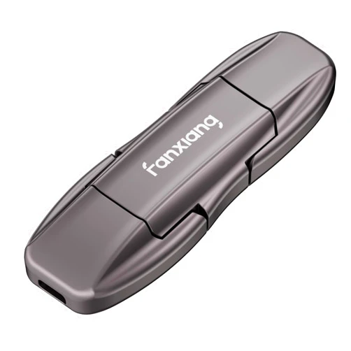 fanxiang Flash Drive 1TB, USB 3.2 Gen2 Up to 1050MB/s, USB Drive, USB A + Type C External Portable SSD for iPhone 15/Pro/Android Phone/Windows/MacPC/Laptops, FF952