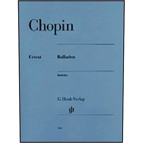 By Frederic Chopin (Author), Norbert Müllemann (Editor) BALLADES - HENLE URTEXT EDITION - REVISED