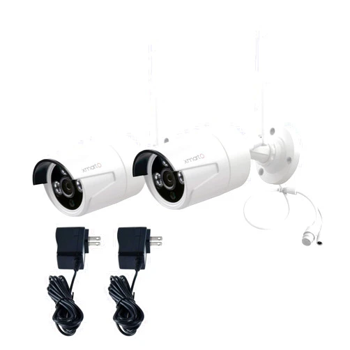 xmartO WB2024-W 2K 3MP Super HD WiFi Home Security Camera with Built-in Microphone (add-on Camera with 3.6mm Lens，Pack of 2, Requires 5MP NVR to Work)